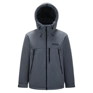 森马XCNSPACE航天合作系列羽绒服男防风三防工装外套2025新款冬装