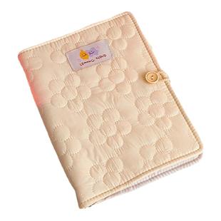 鸥录追星活页收纳卡册3寸4寸透明内页相册玫瑰花布艺封面小卡收纳册明信片四宫格相册本明星周边拍立得相册薄