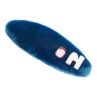 Tagi.丝绒《i》想象彩色钻鼓鼓复古真丝质感发夹饰品头饰