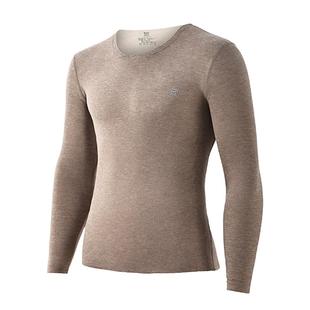 猫人德绒发热保暖上衣男士内衣上身加厚防寒打底衫青少年秋衣男式