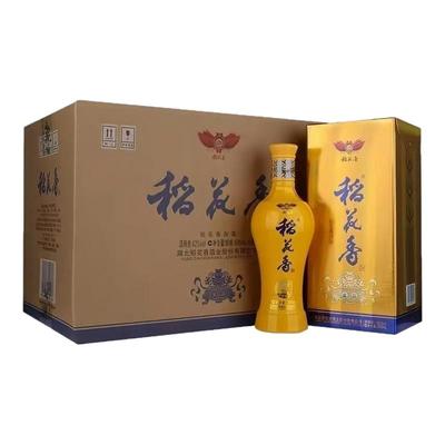 稻花香金品42度500ml 6瓶整箱装浓香型白酒 固态纯粮发酵内含礼袋