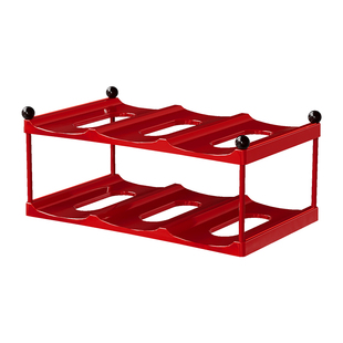 杯子收纳置物架餐边柜内保温杯架家用台面双层放茶杯水杯置物架子