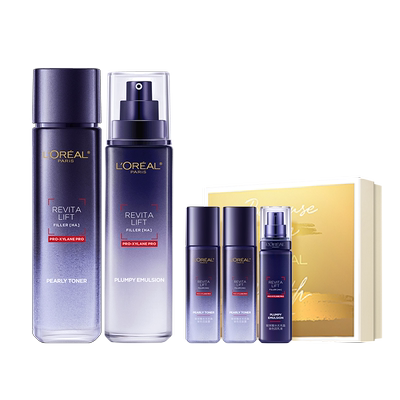 欧莱雅玻色因水乳套装补水保湿