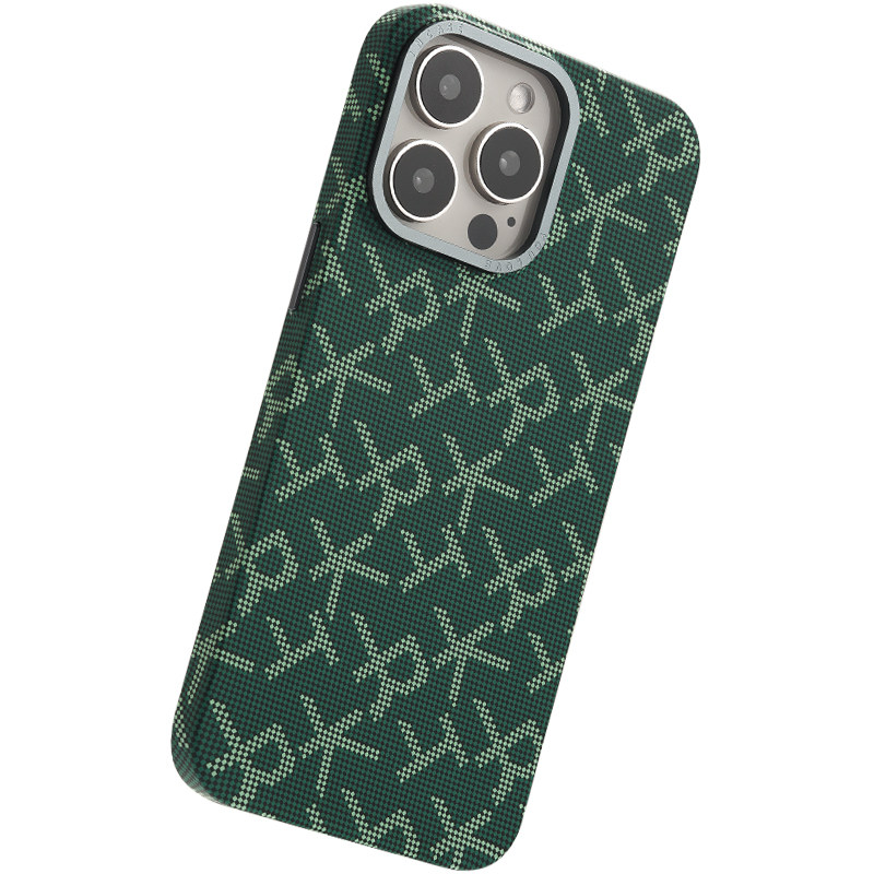 老花字母适用于苹果iphone16promax凯夫拉纹iPhone15Pro超薄格纹肤感手机壳轻薄质感14pm保护套