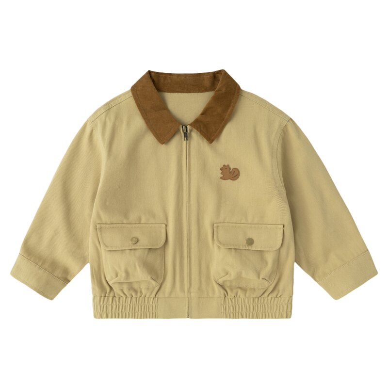 dudujia女童外套纯棉女宝秋季衣服儿童长袖上衣女孩秋款休闲童装