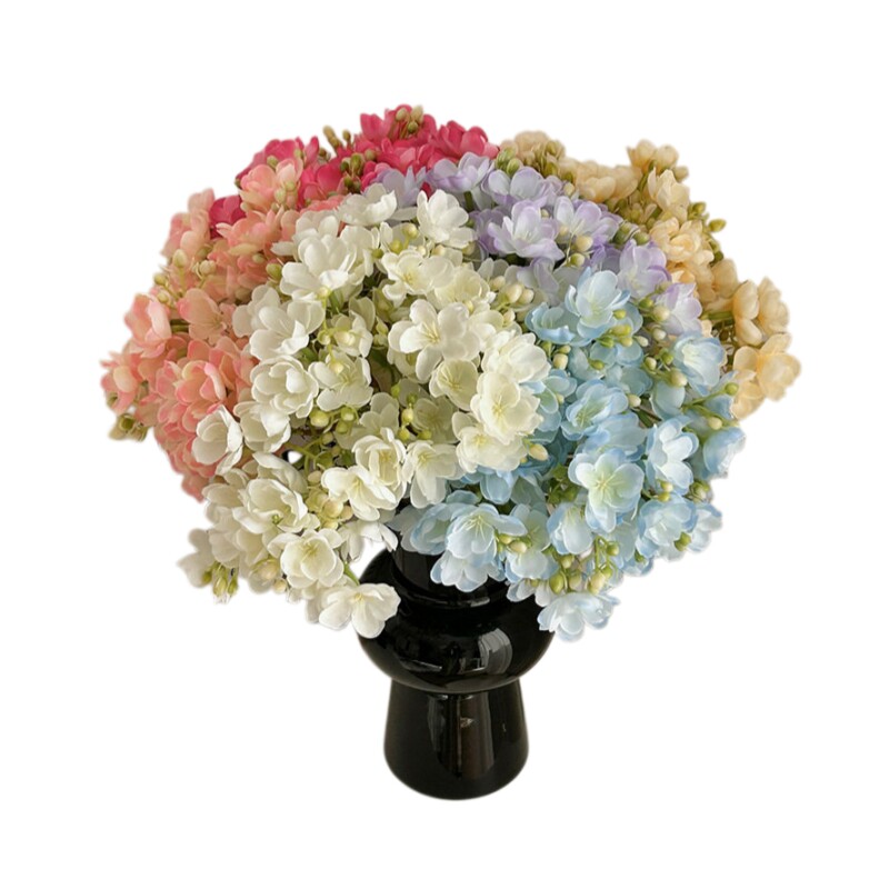 小清新把束茉莉花束仿真花假花