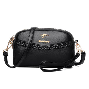 真皮2024新款包包女斜挎小挎包三层洋气单肩包手拎包手机包潮质感