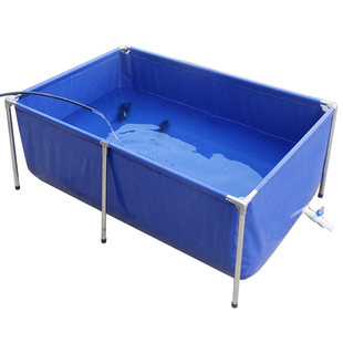 养鱼池帆布池帆布养殖池鱼池防水布养鱼水箱刀刮布篷布雨布防晒布