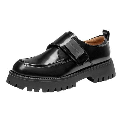 beautoday英伦风通勤厚底乐福鞋