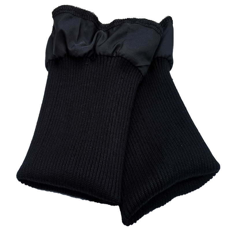 冬季厚外套羽绒服加长袖口棉服大衣夹克防风加肥加厚保暖接长螺纹