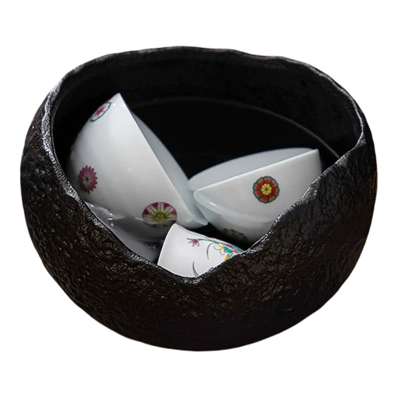 陶瓷大号茶渣缸新中式茶洗