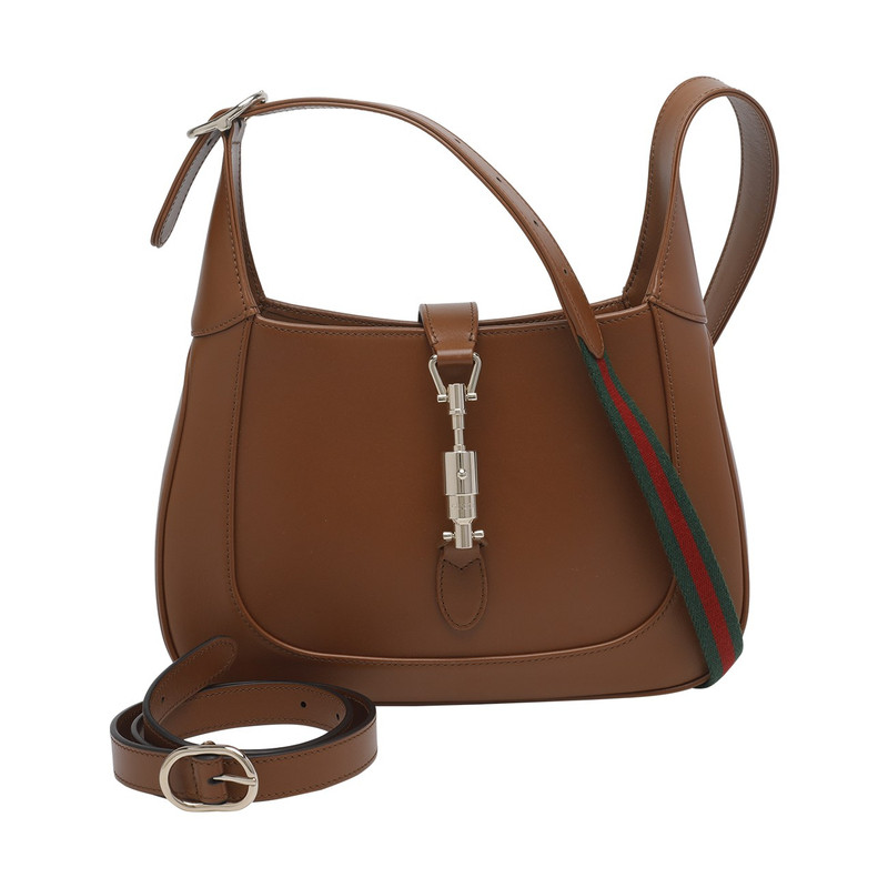 GUCCI 古驰女士jackie 1961 中号浅棕单肩包26早春新款意大利代购