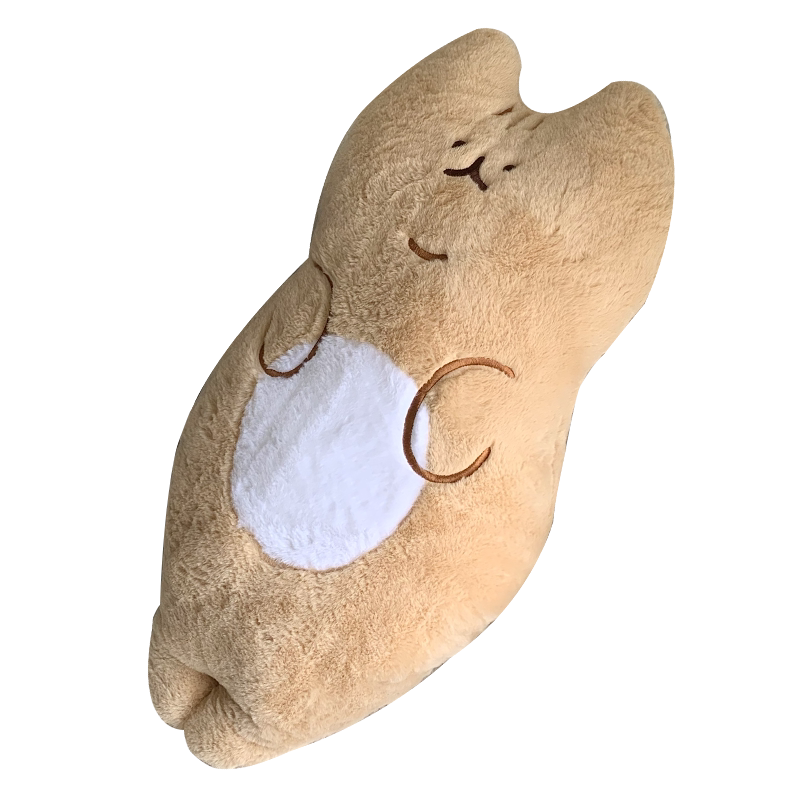 原创宅家三花猫咪抱枕毛绒公仔睡觉玩偶靠枕沙发布娃娃女生日礼物