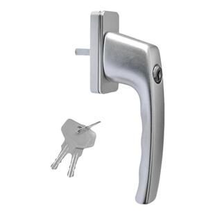 断桥铝合金平开纱窗户带锁执手儿童带钥匙把手安全锁推拉窗拉手柄