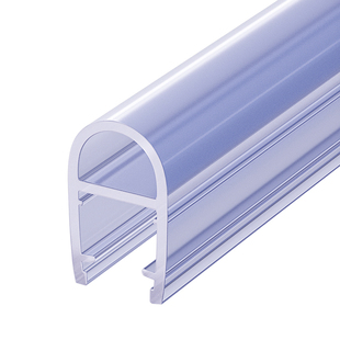 浴室玻璃门防水密封条玻璃卡槽胶条无框钢化玻璃平开防撞缓冲