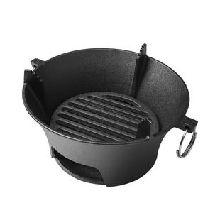 铸铁碳炉烧烤炉户外火盆露营烤炉围炉煮茶家用室内网红打边炉