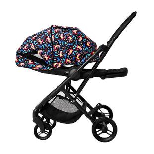 elittle逸乐途小恐龙婴儿推车双向轻便高景观可坐躺一键折叠溜娃