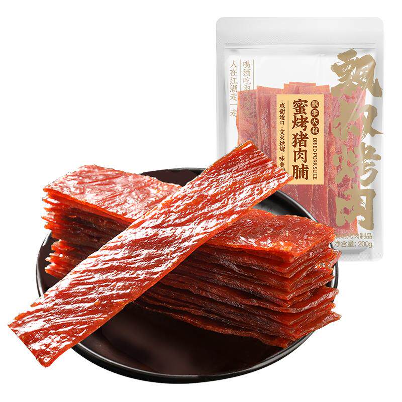飘零大叔蜜烤辣烤猪肉脯送边角料