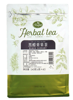 曼宁黑醋栗茶包进口黑加仑6*40包