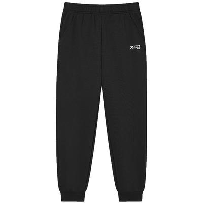 特步童装儿童针织运动裤男童裤子春秋新款女童束脚裤大童休闲长裤