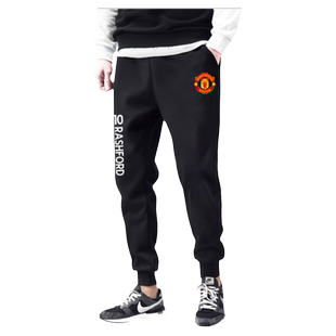 曼联队23-24赛季拉什福德桑乔B费足球迷束小脚卫裤子男女休闲长裤