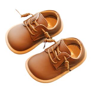 宝宝鞋子婴儿鞋软底男宝学步鞋小童英伦风小皮鞋短靴女童春秋新款