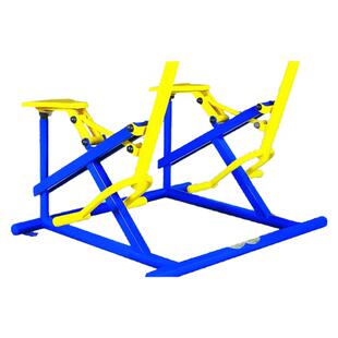 沃尔克室外锻炼路径公园健身器材户外器材小区两联健骑机厂家直销