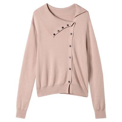 设计感上衣微弹力毛衣