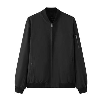 拇指白小T热力鹅绒服男