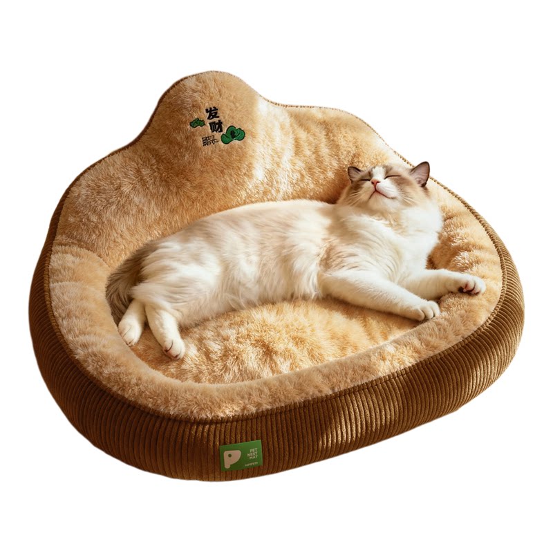 猫窝四季通用加绒加厚冬日保暖宠物沙发床安全感猫咪睡窝用品垫子