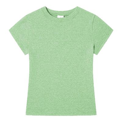 修身正肩纯色打底衫长袖T恤女