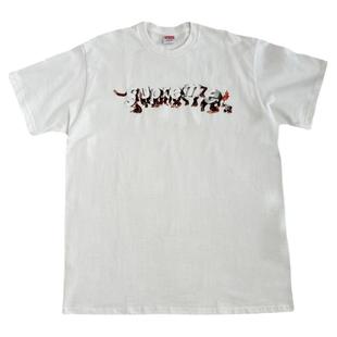 章自豪 Supreme 21SS Apes 猿猴猿人徽章字母圆领短袖T恤Tee