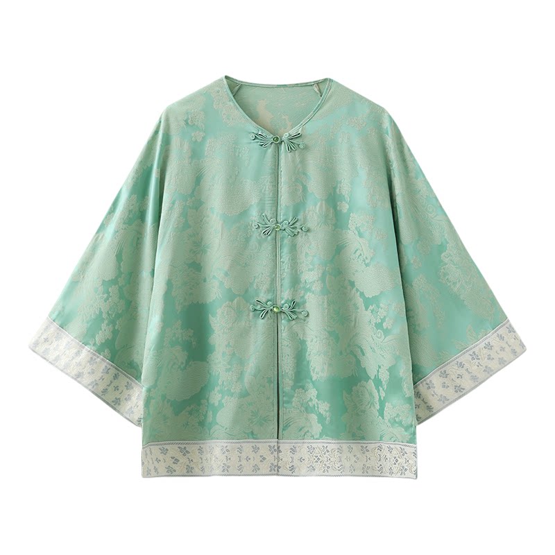 新中式提花薄款汉服外套上衣