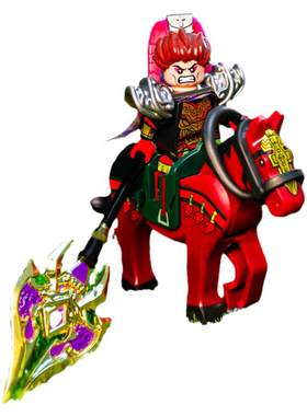 国潮缭乱魔化赤兔武器第三方人仔