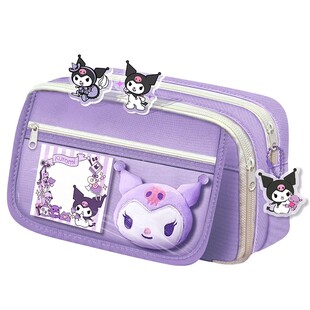 小学生开学大礼包文具套装2025超火新款笔袋女孩初中生文具大礼包高颜值套装紫色高颜值透明铅笔盒设计感痛包