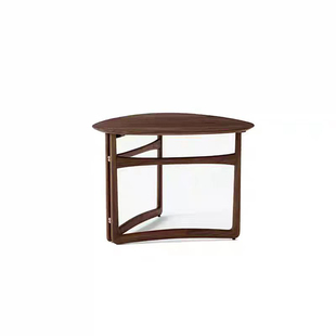 & Tradition Drop Leaf HM5系列折叠实木边几咖啡桌茶几边几