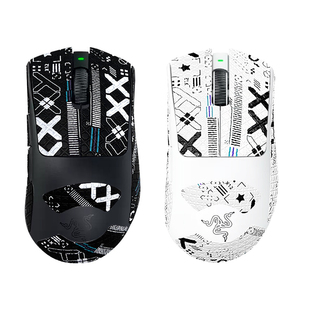 适用雷蛇炼狱蝰蛇V3pro鼠标防滑贴V4专业版极速版吸汗贴纸全包