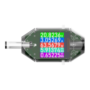 炬为DT550高精度数显电压电流表DC5.5*2.5接口检测试仪数字功率计