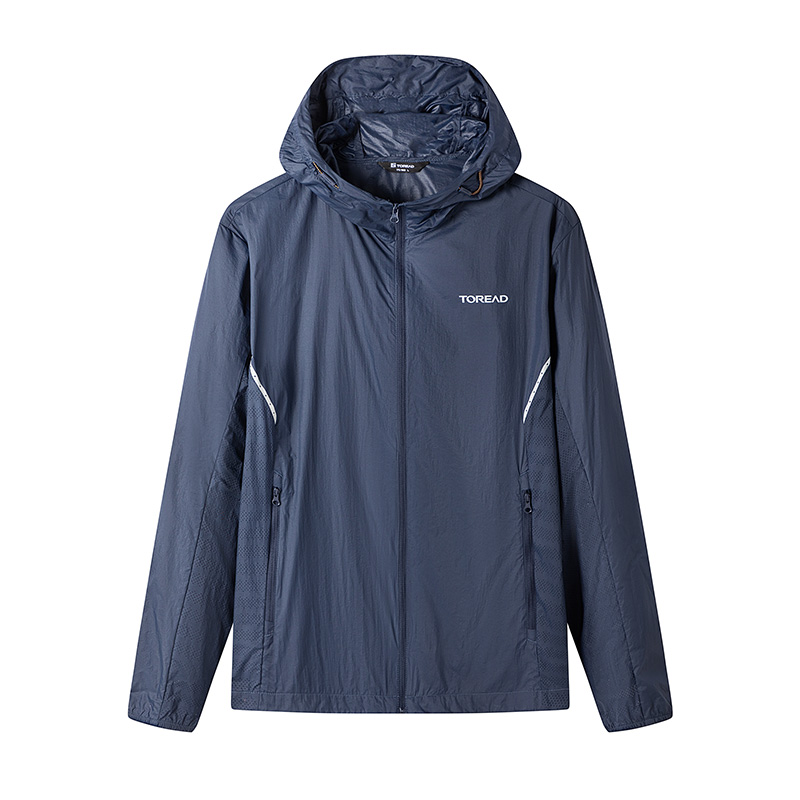 探路者防晒衣男式25夏季户外轻薄透气防水防紫外线透气速干皮肤衣