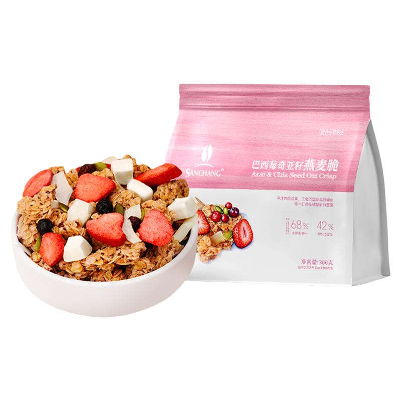 三昌元气种子燕麦脆210g燕麦片