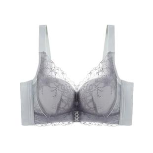 婷美2026新款蕾丝小胸提拉聚拢文胸调整型收副乳防下垂无钢圈内衣