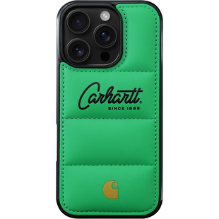 创意时尚潮牌iPhone17pro羽绒服手机壳适用于苹果16promax全包防摔15个性小众14保护套绿色13高档12软壳AIR