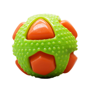 宠物狗狗发声玩具耐咬磨牙橡胶洁齿咬胶撞色球磨牙浮水球互动训犬