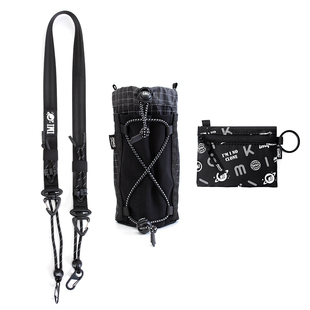 iMipack 多功能休闲水壶单肩手机小挎包迷你包户外登山水杯保温瓶