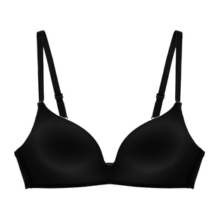 一片式无痕内衣女无钢圈小胸上托聚拢不空杯薄款文胸舒适透气胸罩