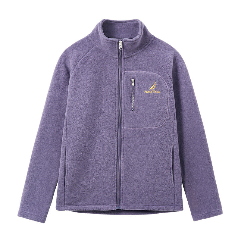 NAUTICA/诺帝卡童装男童女童户外经典抓绒衣秋冬季儿童摇粒绒外套