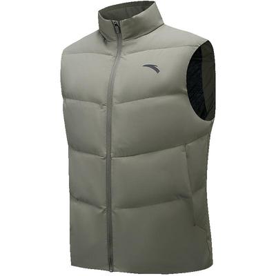 安踏速暖男防泼水羽绒马甲