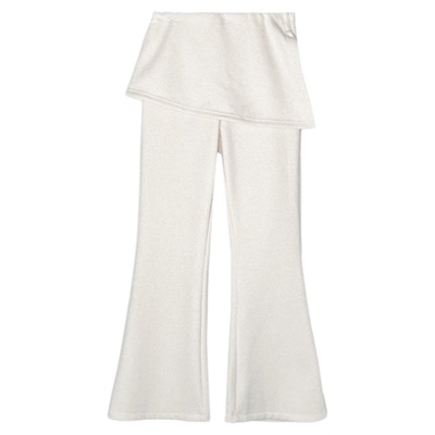 长腿捕捉器！显瘦假两件喇叭裙裤