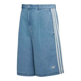 【自营】adidas阿迪达斯三叶草运动裤男舒适百搭牛仔短裤KX1192