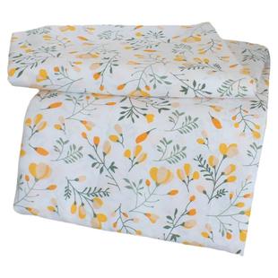 出口英国原单100%纯棉活性印花被套四件套单人双人被罩床单田园棉